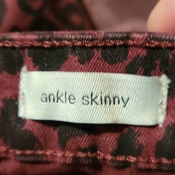 SOCIAL‎ STANDARD by Sanctuary Animal Print 4 sexy mobwife skinny pants Retro y2k - Picture 4 of 5